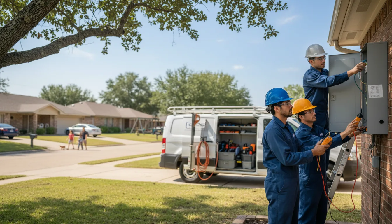 Certified electrician providing emergency electrical services in Claxton, GA